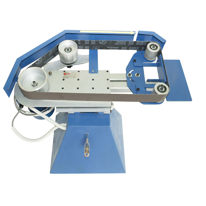 máy mài dây nhám vòng nằm xuống