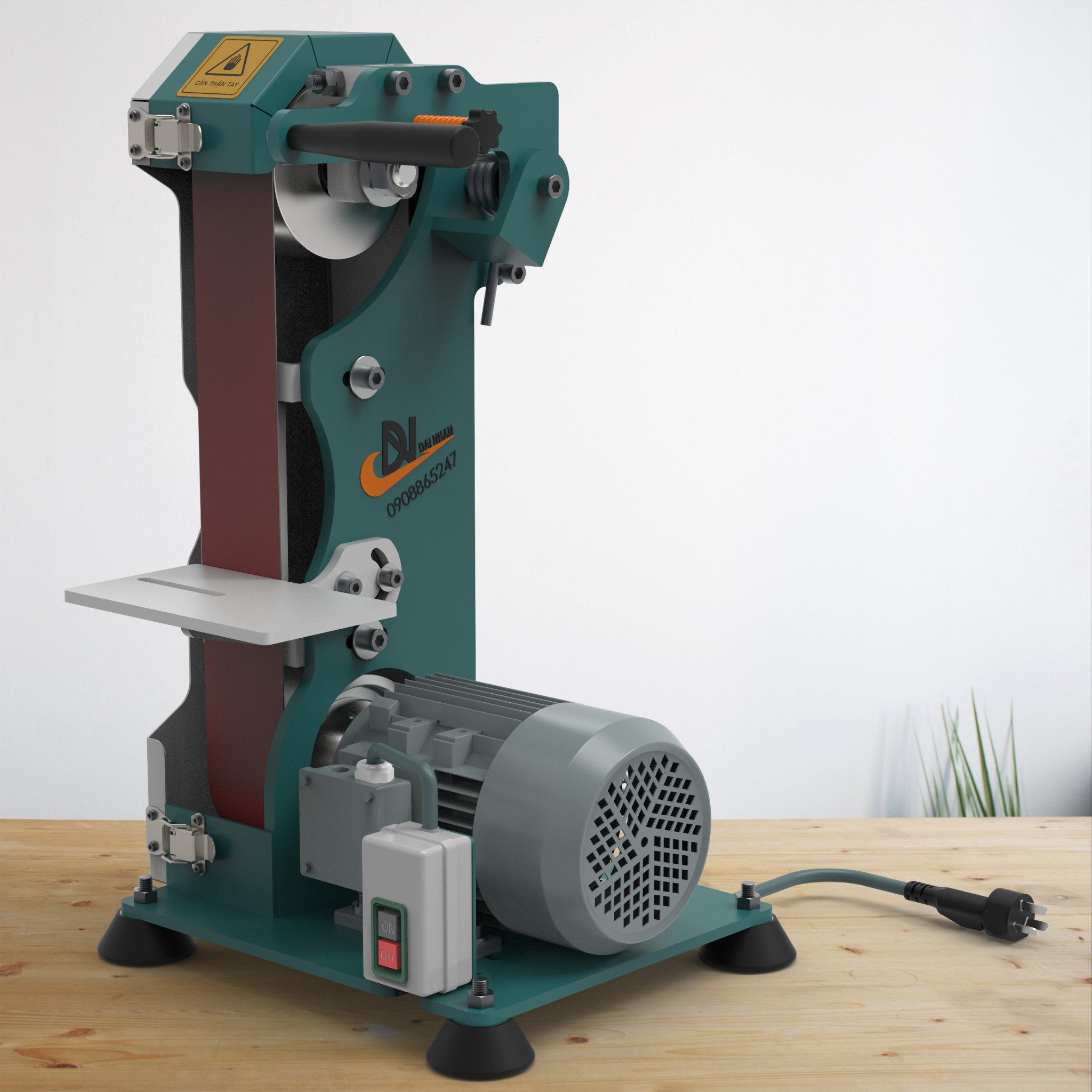 MÁY MÀI ĐAI NHÁM MINI ĐỂ BÀN - Ảnh 3