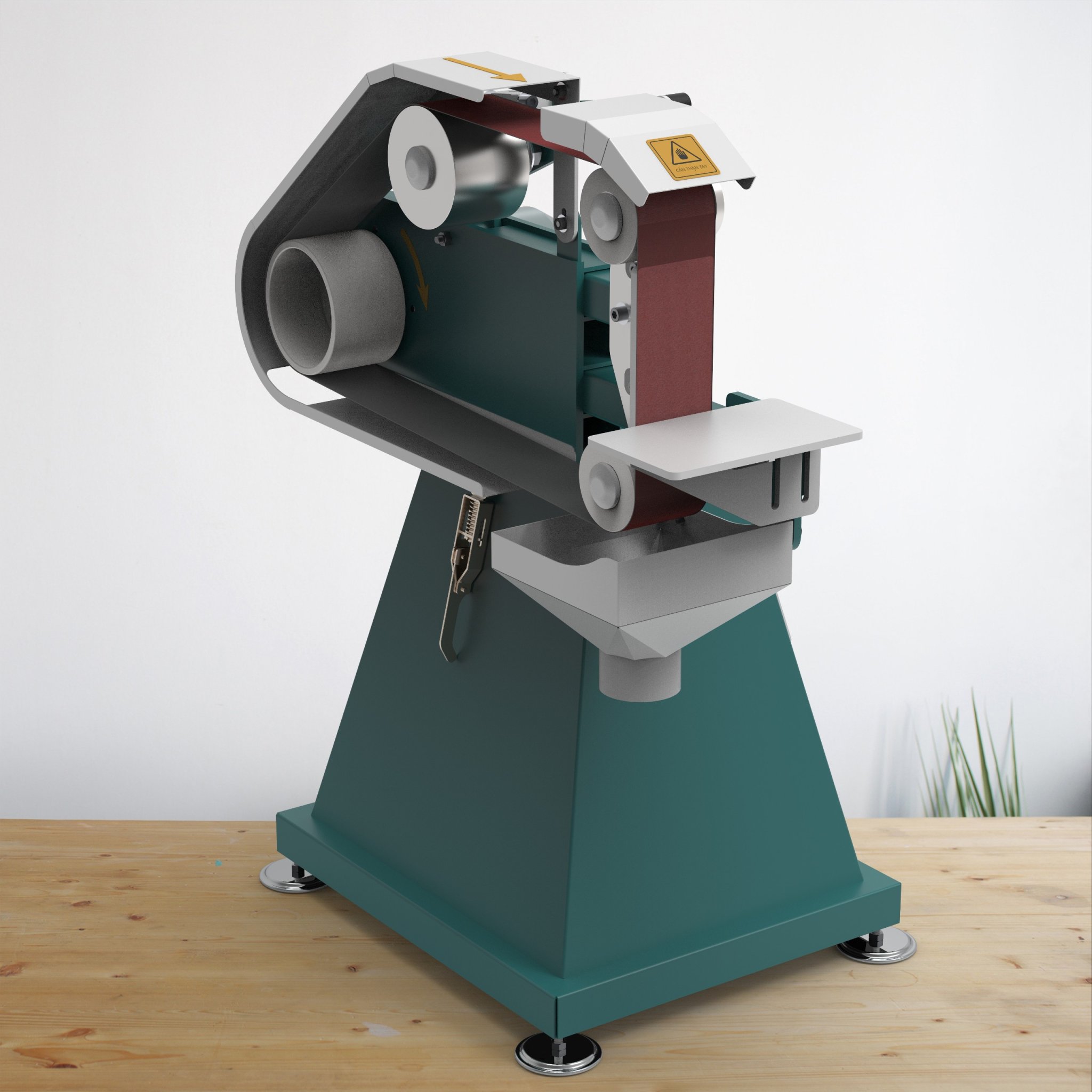 Máy mài đai nhám DN-2HP-14750 - Ảnh 6