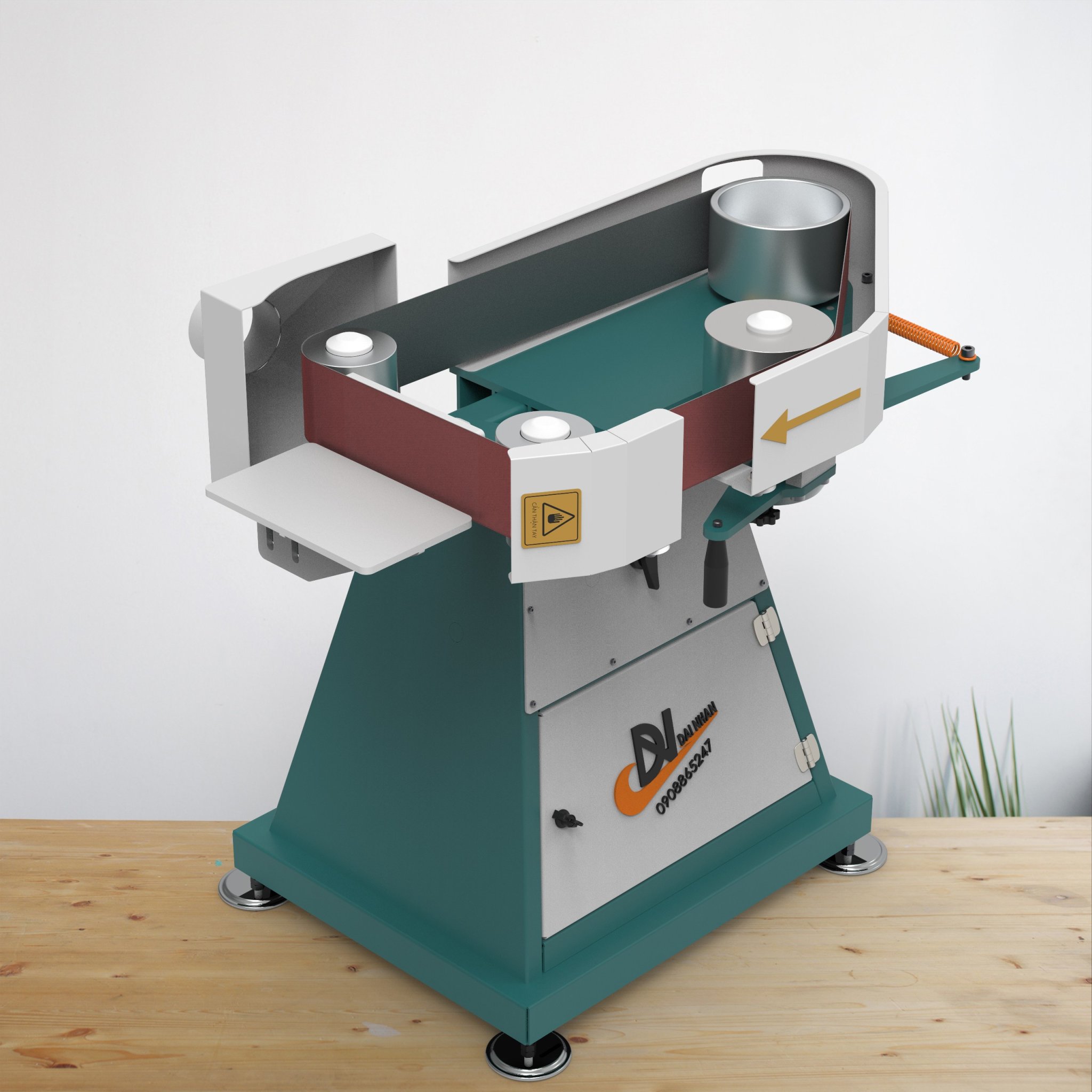 Máy mài đai nhám DN-2HP-14750 - Ảnh 4