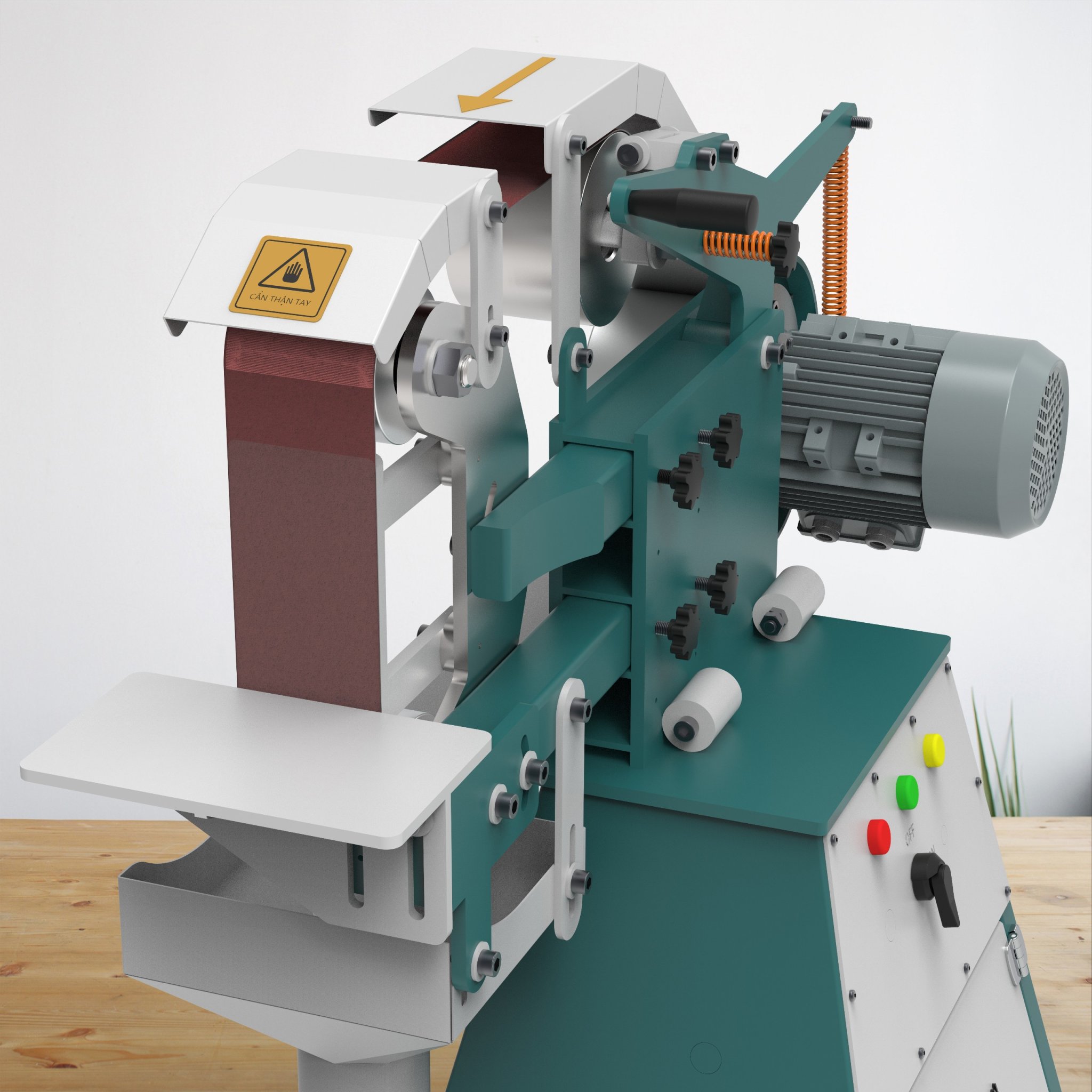 Máy mài đai nhám DN-2HP-14750 - Ảnh 3